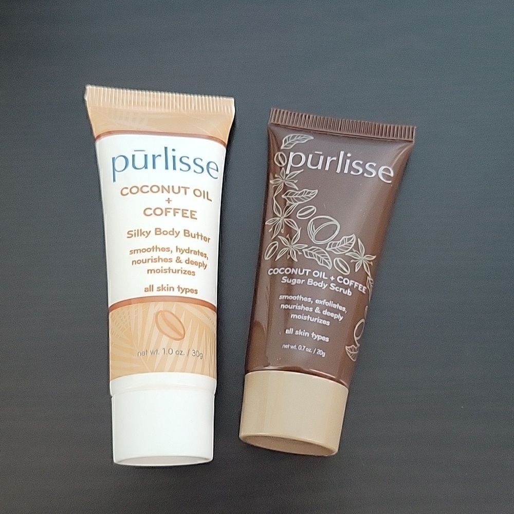 Purlisse Coconut Oil and coffee SAMPLES